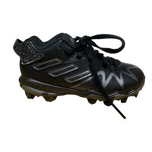 Adidas Freak Spark Football Cleats Shoes Youth Boys 12K Black‎ Glitter EUC